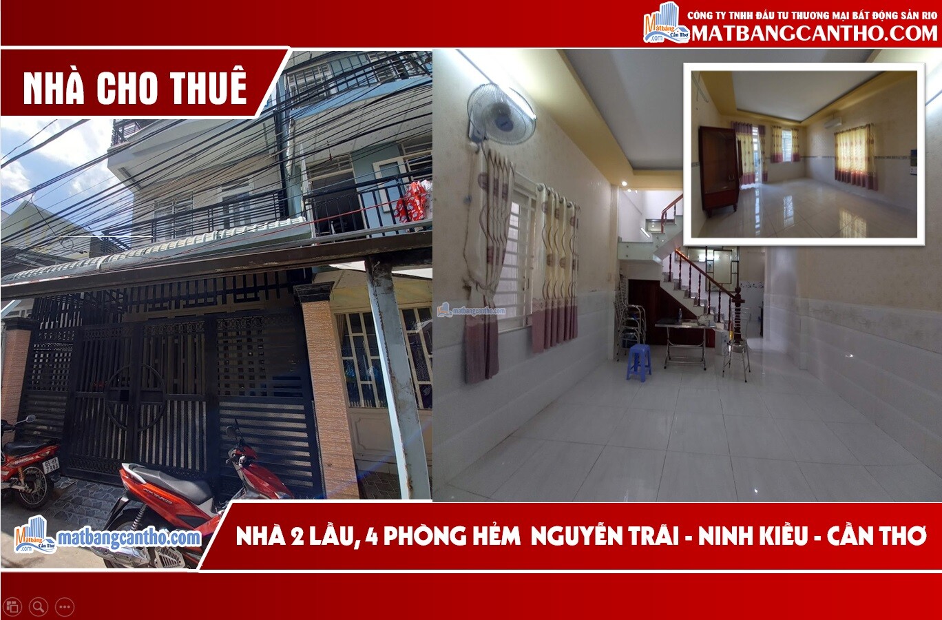 CHO THUÊ NHÀ 2 LẦU SÂN THƯỢNG HẺM PHƯỜNG AN HỘI – NINH KIỀU CẦN THƠ – 7 TRIỆU/ THÁNG