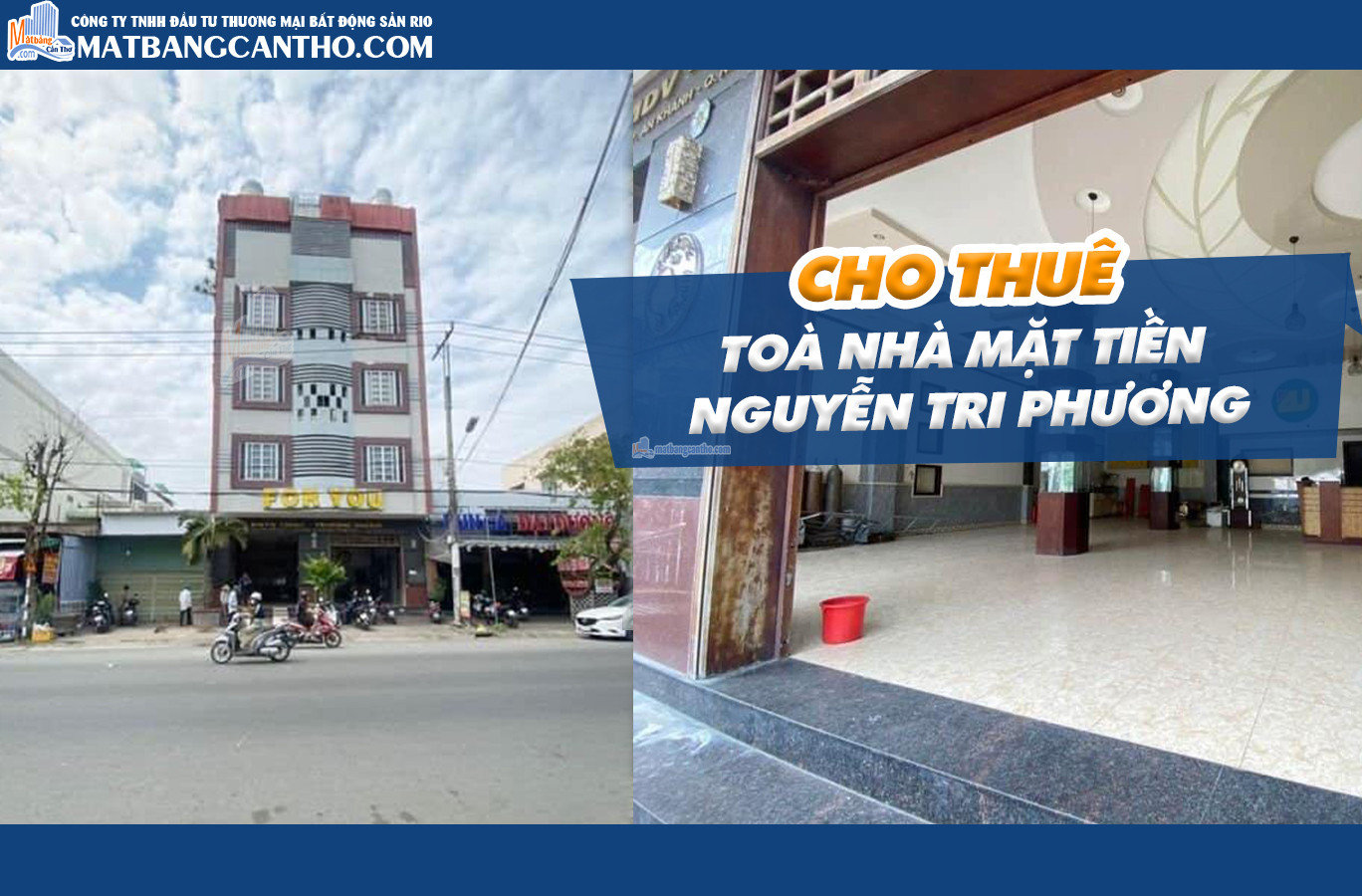 CHO THUÊ TOÀ NHÀ MẶT TIỀN NGUYỄN TRI PHƯƠNG