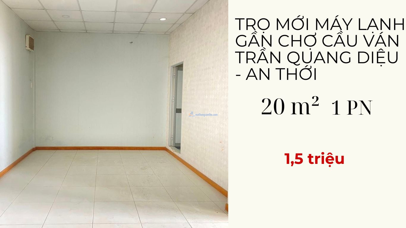 Phòng trọ cao cấp Cần Thơ – Giá từ 1,5 triệu/tháng