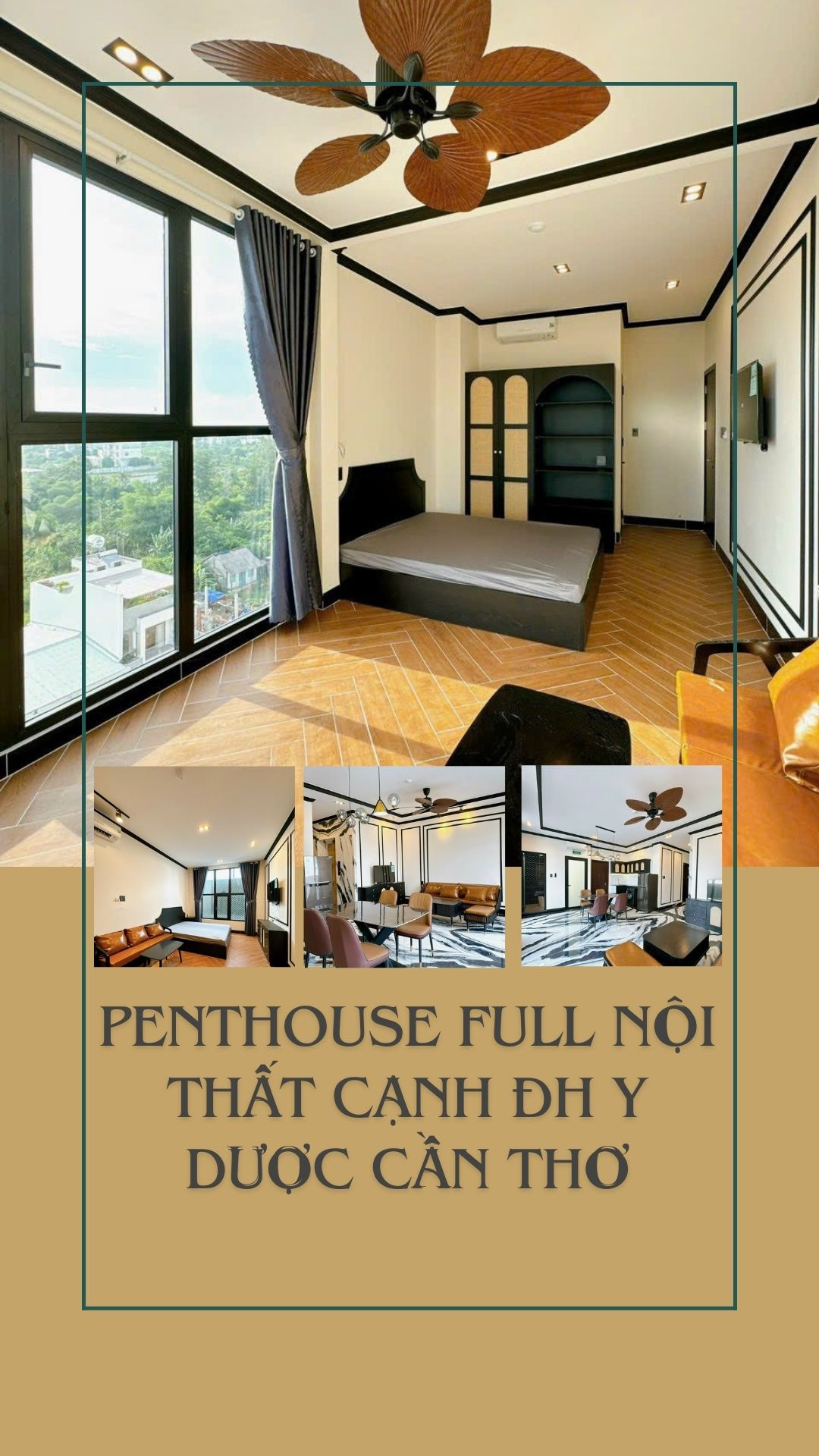 CHO THUÊ CĂN HỘ PENTHOUSE FULL NỘI THẤT SAU LƯNG ĐẠI HỌC Y DƯỢC CẦN THƠ