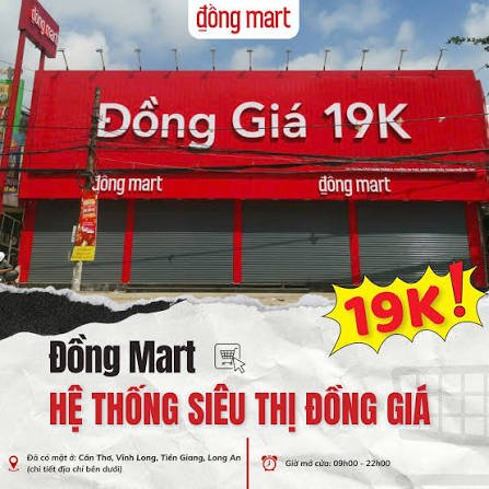Chuỗi siêu thị đồng giá 19K Eco-shop Dongmart